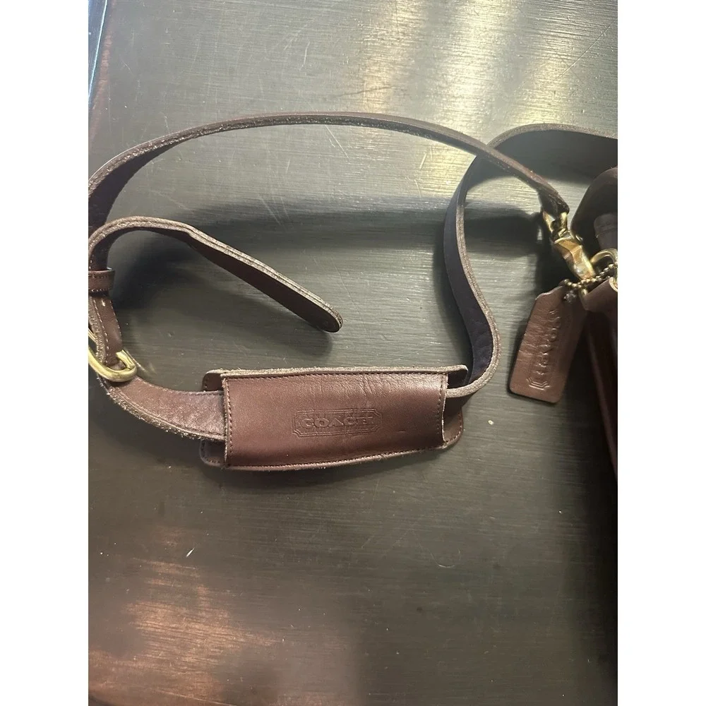 COACH Vintage Colebrook Briefcase Brown Leather Messenger Bag 5181